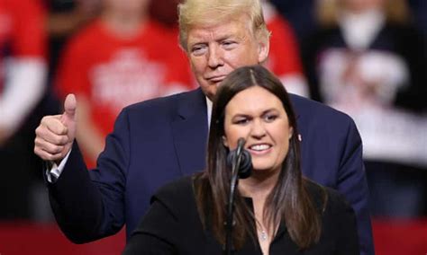 Trump Told Sarah Sanders To Take One For The Team After Kim Jong Un Wink Donald Trump The