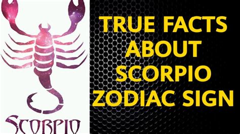 Scorpio Personality Traits Youtube