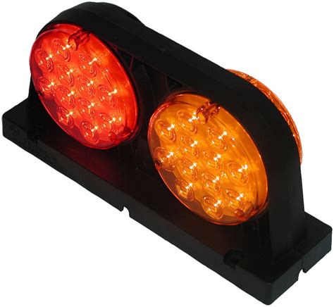 Led Stopturntail And Warning Light Round Hardshell Connector Curbside