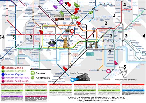 Mapa Y Plano De Metro Tube De Londres Estaciones Y Li