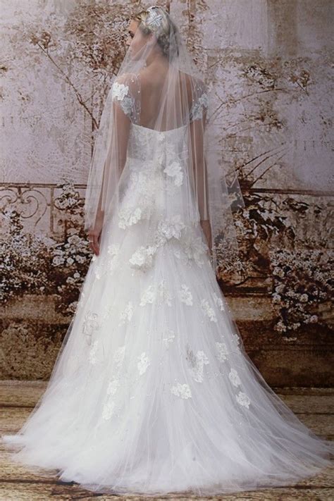 Designer Feature Monique Lhuillier Fall 2014 Wedding Dresses Lace