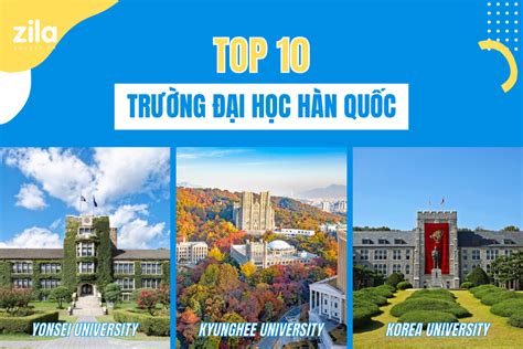 Top 10 Top Trường đại Học Hàn Quốc đáng Học Nhất 2023 Zila Education