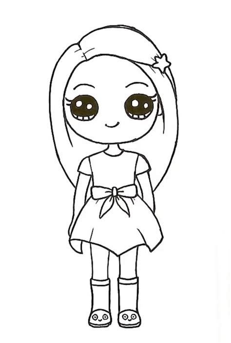 Imagenes Kawaii: Dibujos para colorear