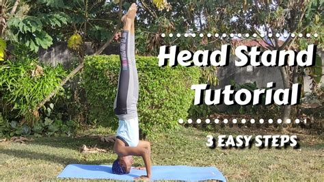 Head Stand Tutorial ~ 3 Simple Steps To Master A Tripod Headstand Youtube