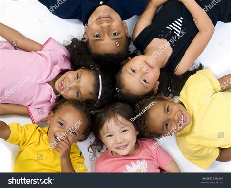 A Group Of Children Of Various Ethnic Backgrounds Diversity Stock