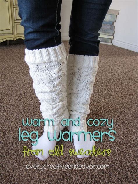 making extraordinary out of everyday diy leg warmers leg warmers old sweater