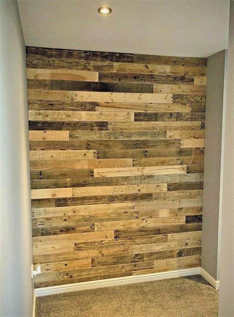Rustic Reclaimed Pallet Wood Wall Cladding Recycled Timber Etsy Uk