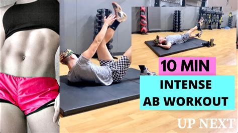 LIVE INTENSE MIN ABS WORKOUT NO EQUIPMENT YouTube
