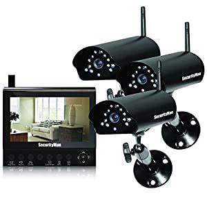 The $75.00 setup cost is a great deal too because for novices this could take a few hours. Amazon.com : Securityman 4-Channel Wireless Weatherproof Outdoor and Indoor DIY Home Security ...