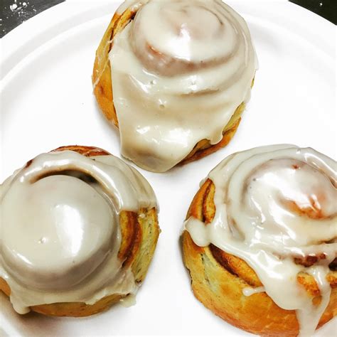 Homemade First Time Making Glazed Cinnamon Rolls From Scratch Rbaking