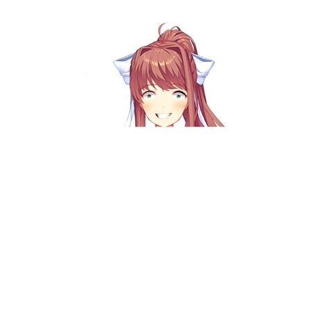 Yandere Monika Head Sprite Ddlc