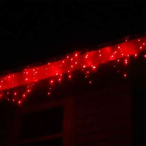 Red Outdoor Icicle Christmas Lights Fantasy Christmas Lights