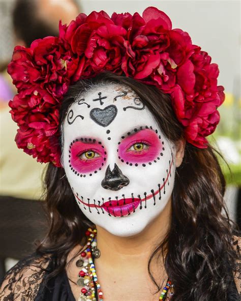 Día De Los Muertos Sugar Skull Makeup Halloween Looks Day Of The