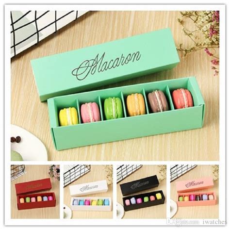Diy Drawer Style Baking Box Chocolate Macaron Box Simple Personality Cardboard Cookie Box From