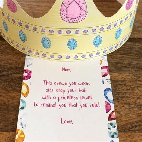 Comments off on tulle princess crown 6,413 views. This Free Printable Mothers Day Crown Craft Is Easy & Cute