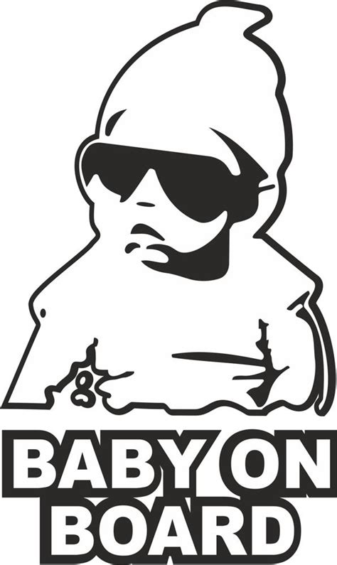 Baby On Board Sticker Free Vector Cdr Download