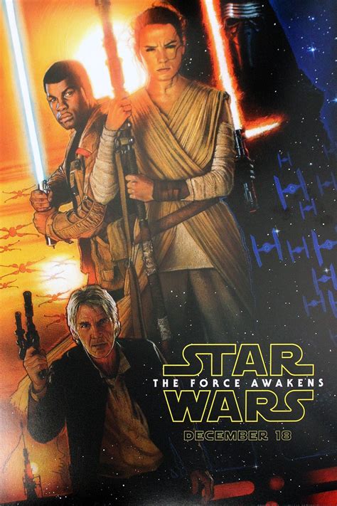 Hey Its The New Star Wars The Force Awakens Poster Know It All Joe
