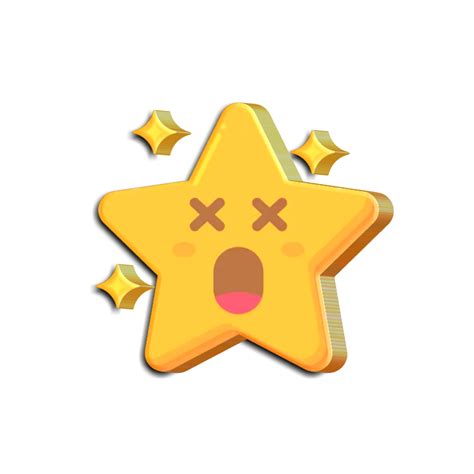 Cute Star Emoji 12959034 Png