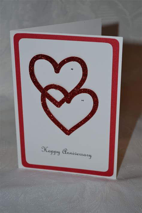 Pin By Cynthia Clayton On Heart Cards Anniversary Cards Handmade Diy