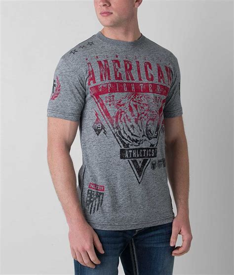 American Fighter Wisconsin T Shirt Mens Shirtstops Buckle