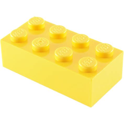 Classic Brick 2x4 Yellow By Lego