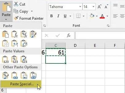 Use Paste Special To Fix Microsoft Excel Cannot Paste The Data Error