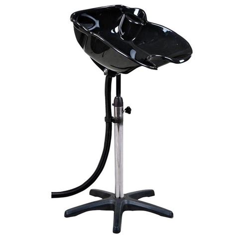 Portable salon chair and sink. Deluxe Adjustable Portable Shampoo Rinse Bowl Basin Drain ...