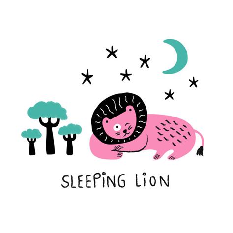 390 Sleeping Lions Stock Illustrations Royalty Free Vector Graphics