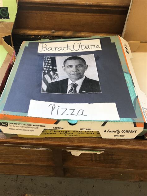 Biography Pizza Box Principal Hawkins History Projects Biography