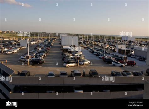 Full Parking Lot At Tampa International Airport In Tampa
