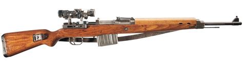 Late World War Ii Nazi Walther K43 Semi Automatic Sniper Rifle With