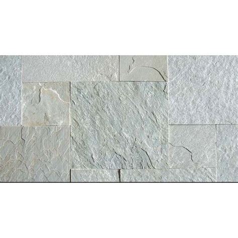 White Slate Stone Thickness 15 20 Mm At Rs 70square Feet In Pune