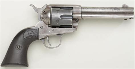 Colt Saa Revolver 32 Wcf Cal 4 34 Barrel Blue And Case Hardened