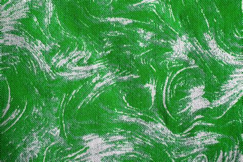 Fabric Texture With Kelly Green Swirl Pattern Picture Free Photograph