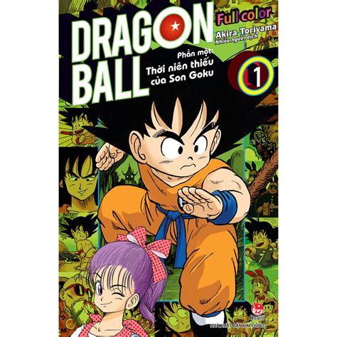 Truyện Tranh Dragon Ball Full Color Trọn Bộ Phần 1 Full 8 Tập Nxb Kim Đồng 7 Viên Ngọc