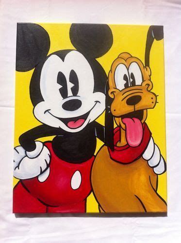 Acrylic Cartoon Painting Winnie The Pooh Painting By Splitpersona1ity