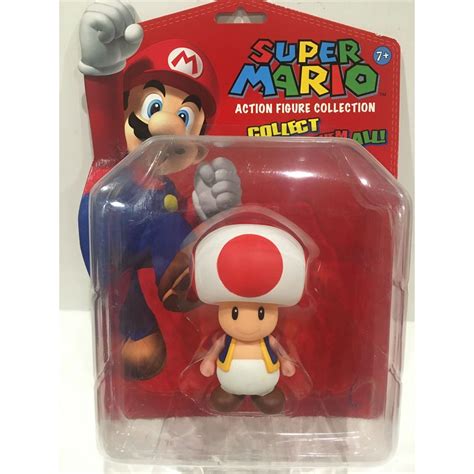 Nintendo 5 Classic Super Mario Action Figure Collection Toad