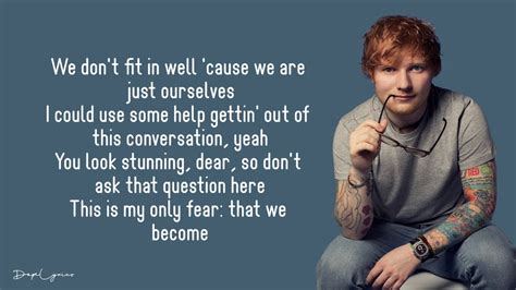 Ed Sheeran Beautiful People Lyrics Feat Khalid Youtube