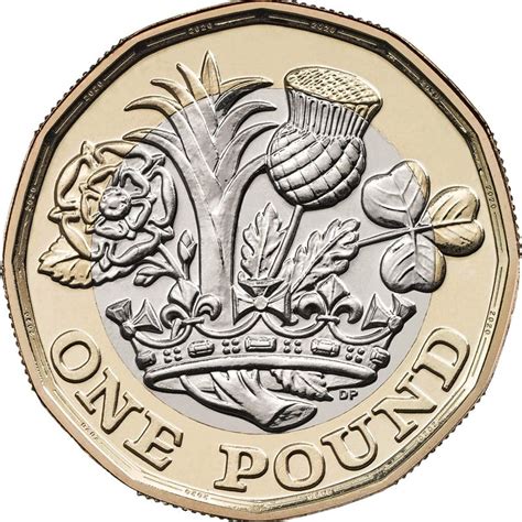 2020 1 Pound Bimetallico Gran Bretagna Elizabeth Ii 12 Sided Coin