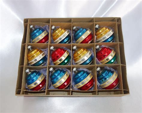 Box 12 Vintage Glass Ornaments | Glass christmas ornaments, Glass ornaments, Christmas ornaments