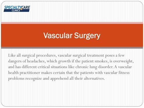Ppt Vascular Surgery Powerpoint Presentation Free Download Id10771749