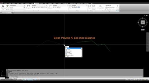 Break Polyline At Specified Distance Autocad Lisp Youtube