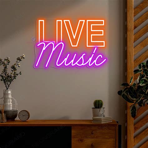 Live Music Neon Sign Party Led Light Neongrand
