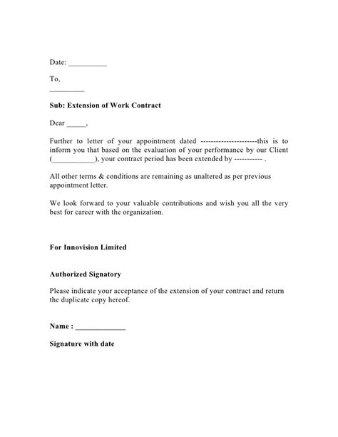 The internship offer letter will include important information about the position and the terms of the agreement. Application letter renewal employment contract ...