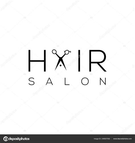 Salon Logo Scissors