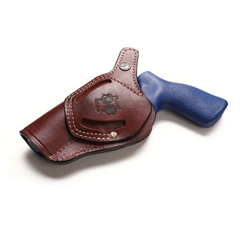 Ruger Gp100 44 Spl Revolver Leather Cross Draw 3 Bbl Holster Pusat