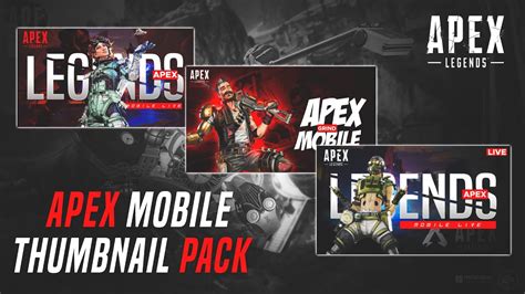 Apex Legends Live Thumbnail Pack Free To Use Thumbnails Apexlegends