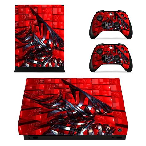 Metal Structure Decal Skin Sticker For Xbox One X Console And Controllers