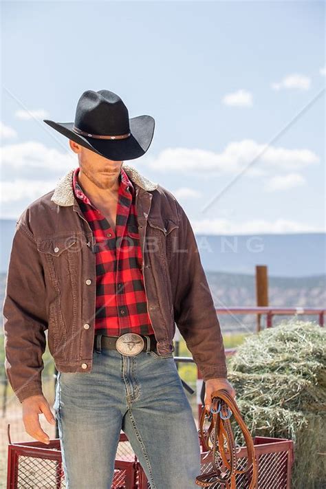 Good Looking Cowboy On A Ranch Western Outfits Men Cowboy Outfit For