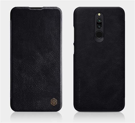 Nillkin Leather Phone Case For Xiaomi Redmi 8 Black
